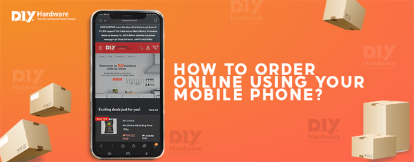 How to order online using your mobile phone?