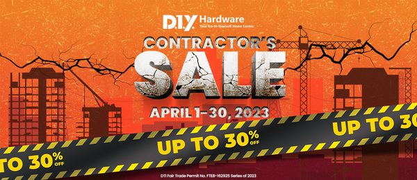 DIY Hardware’s Contractor’s Sale!