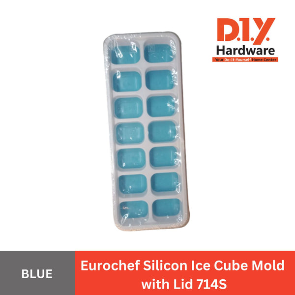 EUROCHEF Silicon Ice Cube Mold with Lid 714S