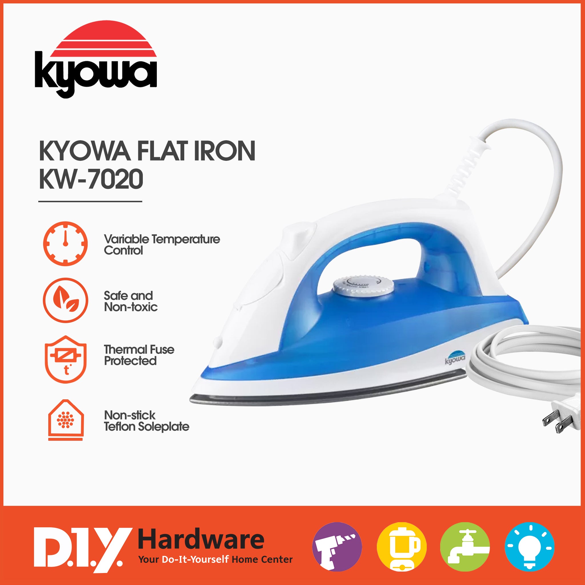 KYOWA by DIY Hardware Flat Iron - Main Image