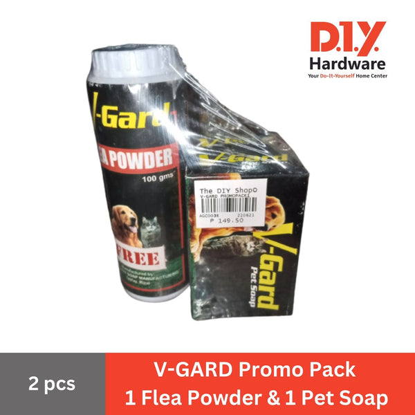 V-GARD Promo Pack  1 Flea Powder & 1 Pet Soap