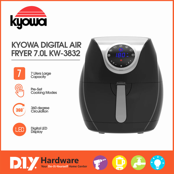 KYOWA by DIY Hardware Air Fryer Pre-Set 7.0 Liters Kw-3832
