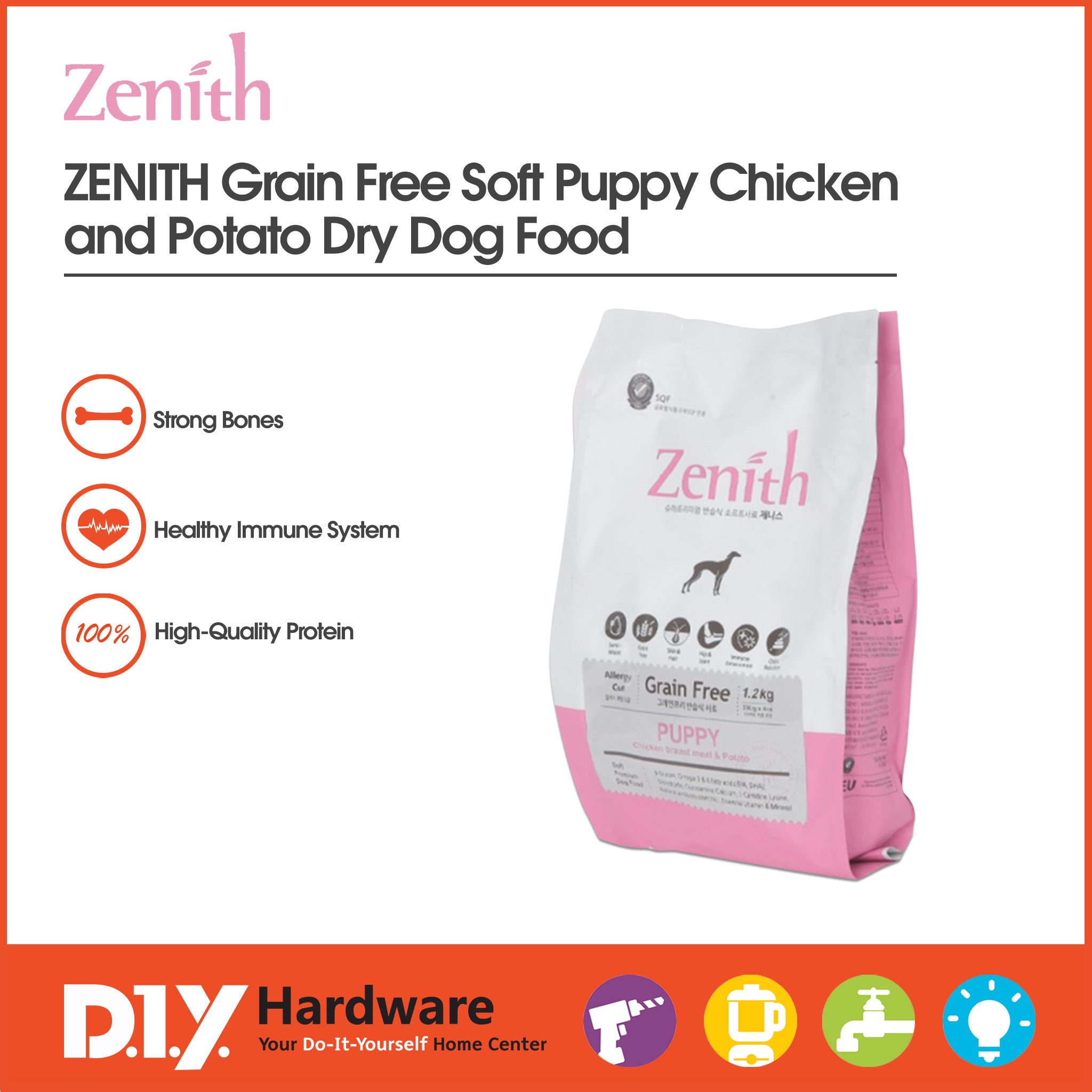 Buy Zenith Grain Free Soft Puppy Chicken and Potato Dry Dog Food