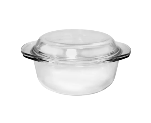 Omega Round Glass Casserole Arzak Liters1
