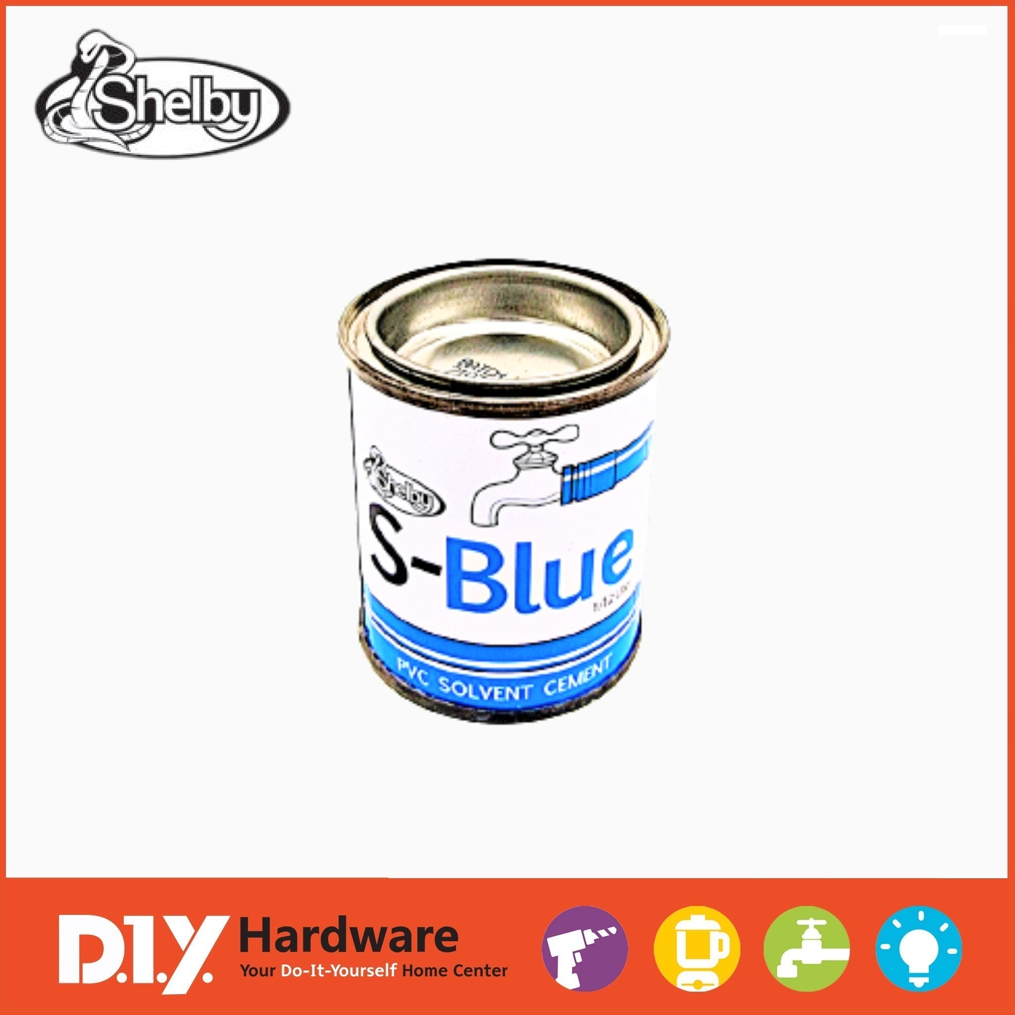 Buy Shelby S-Blue 1/12L Solvent Cement Online - DIY Hardware