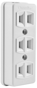 Omni Spring Type Outlet 3 Gang 10A 250V STO-003
