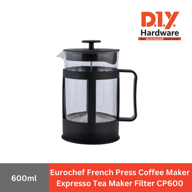 EUROCHEF French Press Coffee Maker Expresso Tea Maker Filter CP600