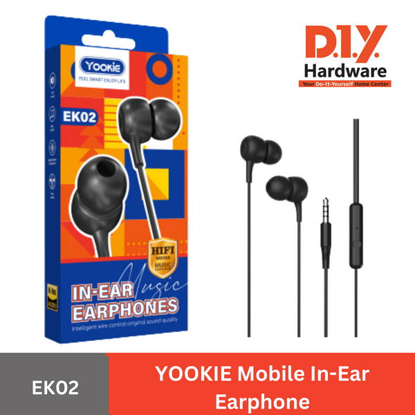 YOOKIE by DIY Hardware Mobile In-Ear Earphone - BLACK