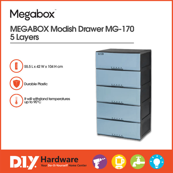Megabox Modish Drawer 5 Layers