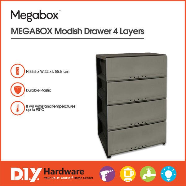 Megabox Modish Drawer 4 Layers
