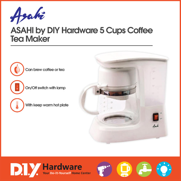 Asahi by DIY Hardware 5 Cups Coffee Tea Maker