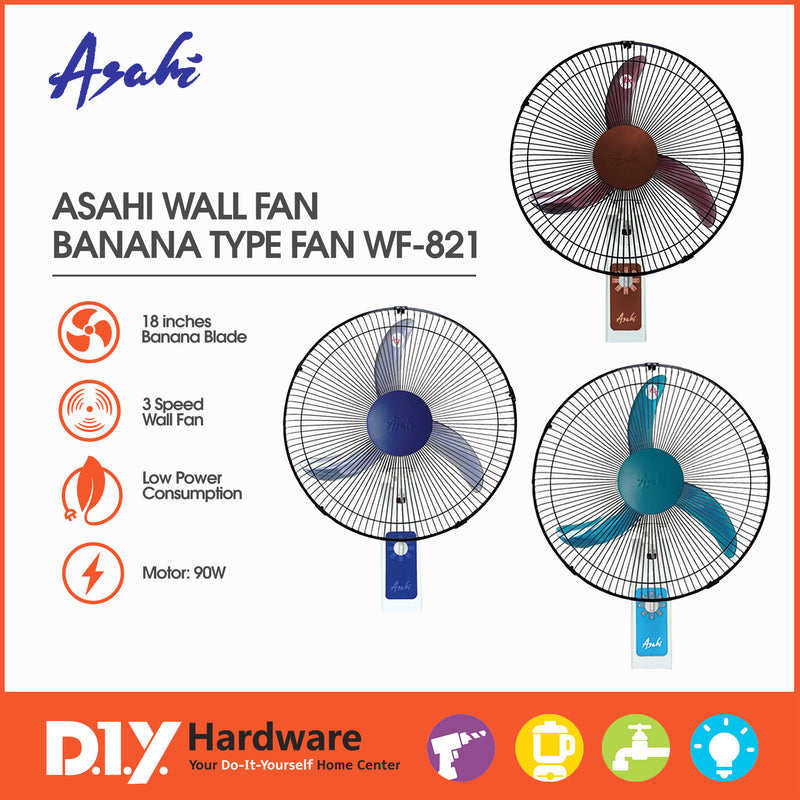 Asahi by DIY Hardware Electric Wall Fan 18" WF821