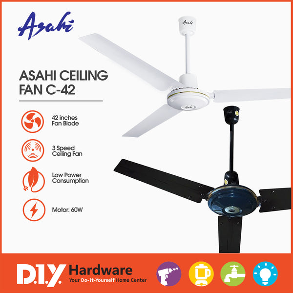 Asahi by DIY Hardware Ceiling Fan 42" C-42