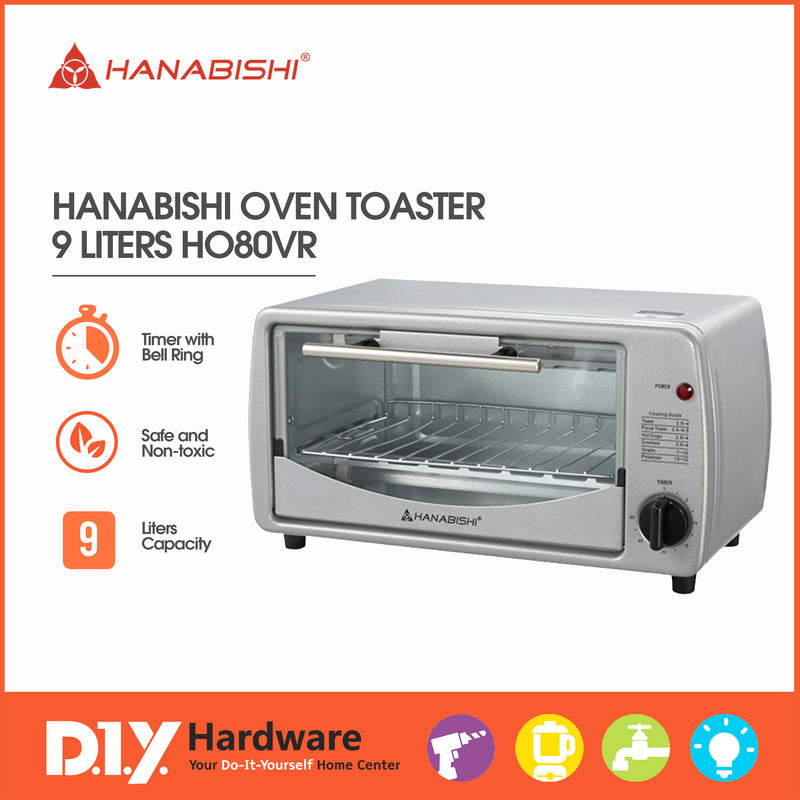 Hanabishi by DIY Hardware Oven Toaster 9 Liters HO80SVR