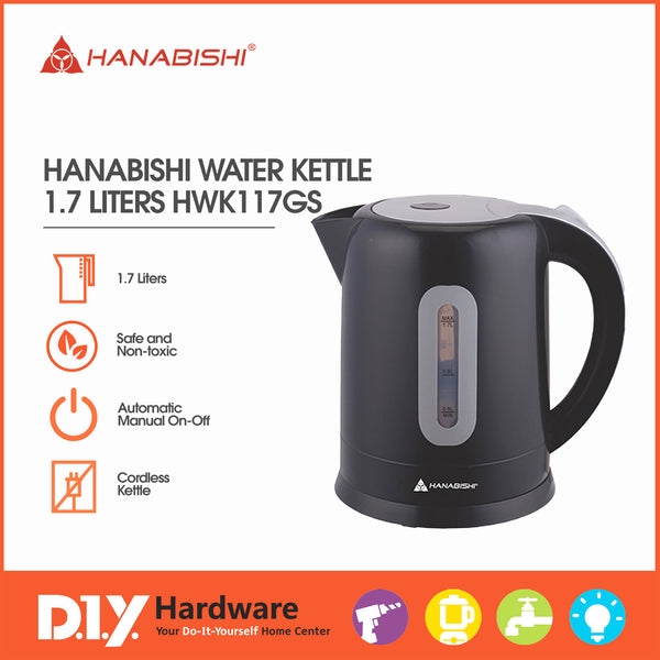 Hanabishi by DIY Hardware Water Kettle Liters Hwk117Gs