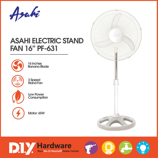 Asahi by DIY Hardware Electric Stand Fan 16"  PF-631