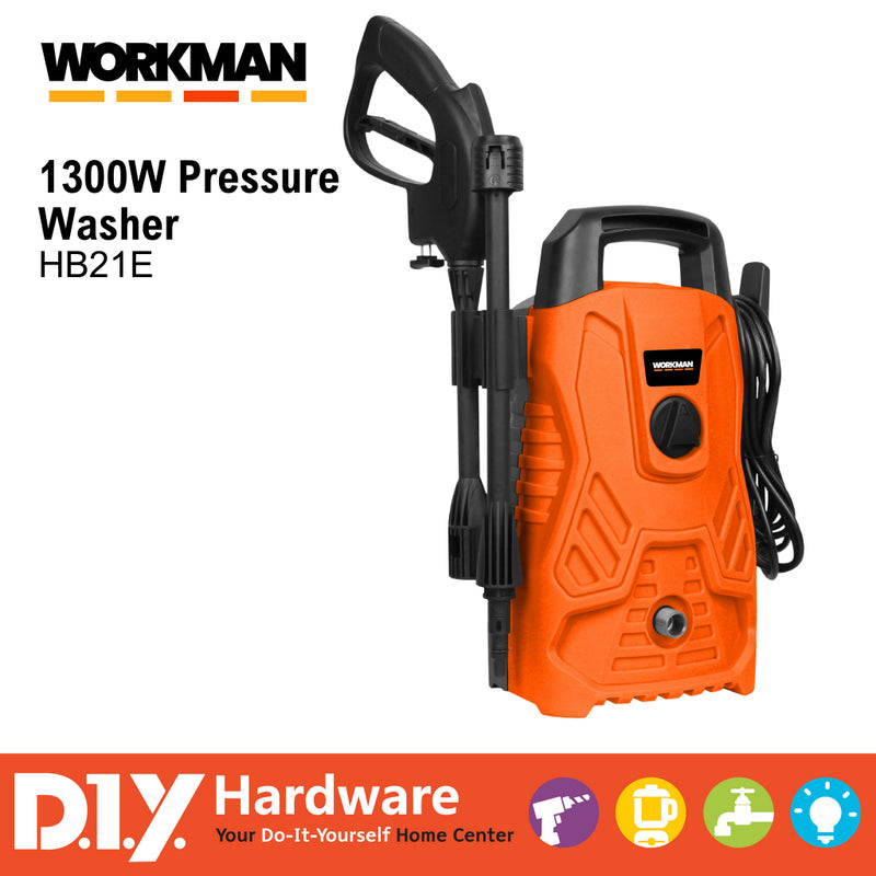 WORKMAN by DIY Hardware 1300W Pressure Washer - HB21E