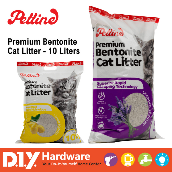 PETLINE by DIY Hardware Premium Bentonite Cat Litter 10L