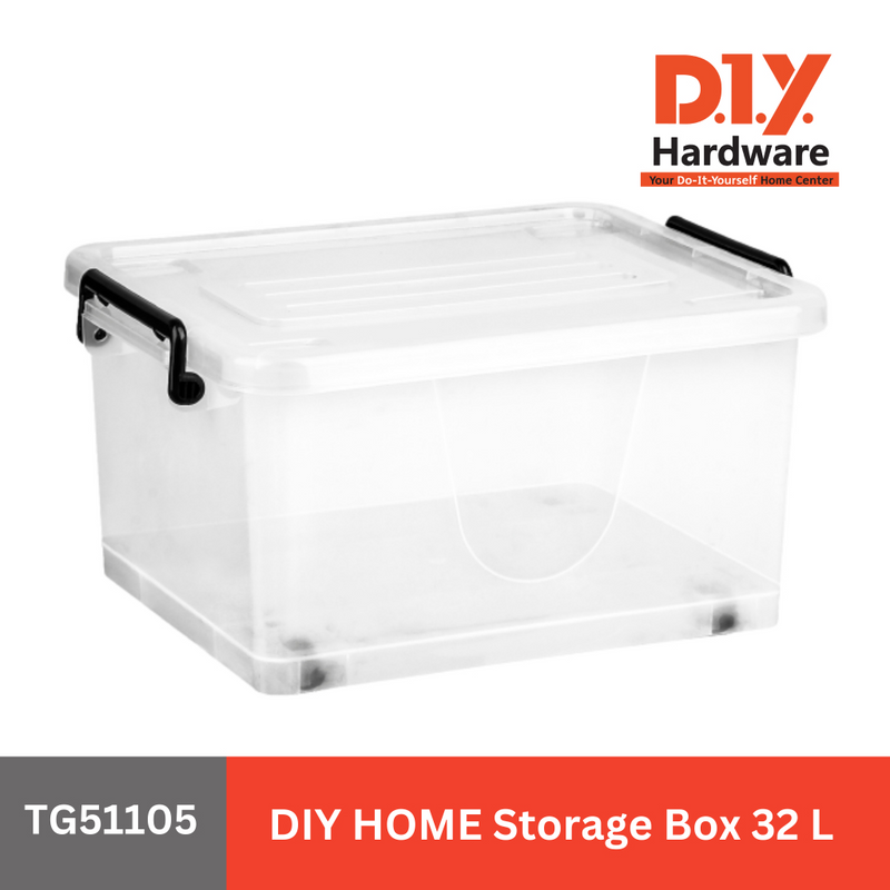 Buy DIY Hardware DIYHOME STORAGE BOX 32L TG51105 Online