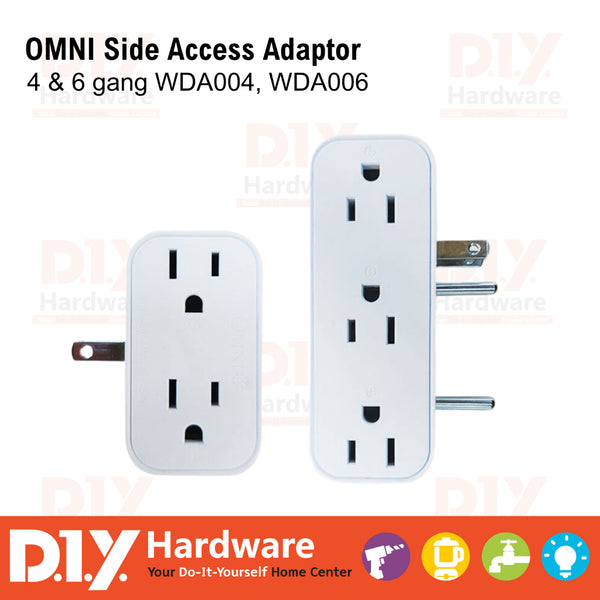 OMNI Side Access Multiple Socket Adapter - WDA004, WDA006