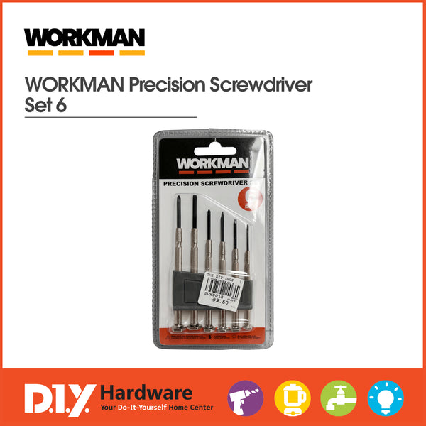 WORKMAN Precision Screwdriver Set 6