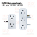 OMNI Side Access Multiple Socket Adapter - WDA004, WDA006