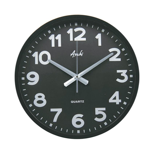 Asahi Wall Clock 15" Black - DIY Hardware Online