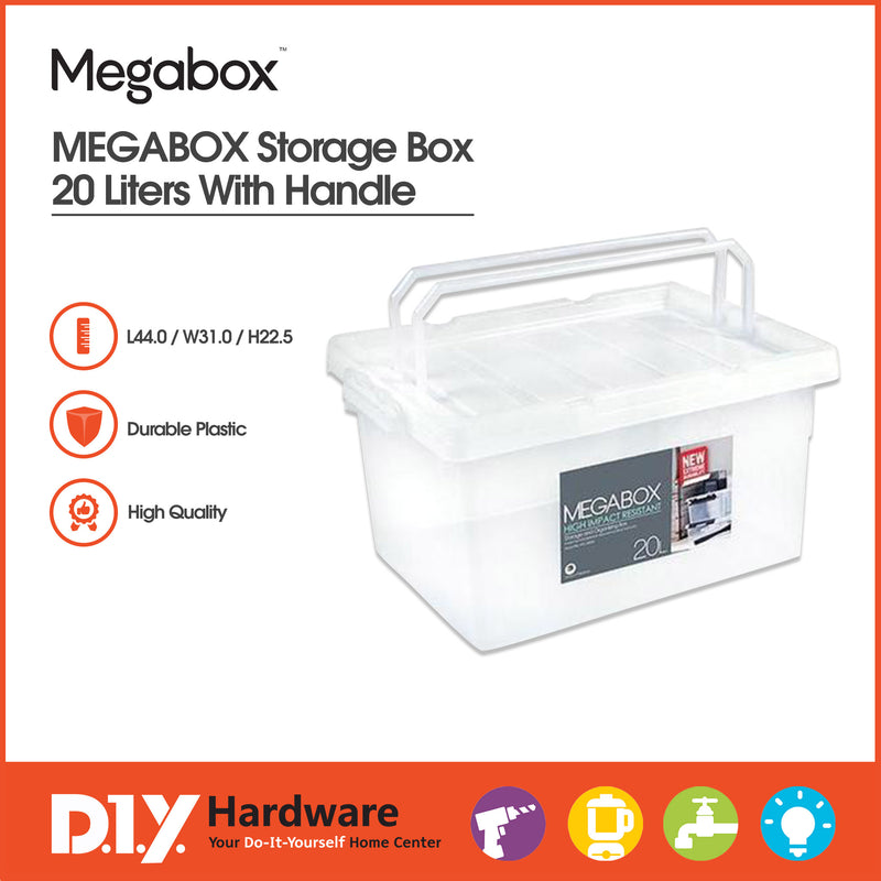 Megabox Storage Box 20 Liters With Handle (Mg-686H)