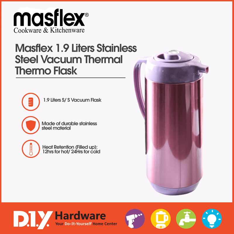 Buy Masflex 1.9 Liter Stainless Steel Vacuum Thermal Thermo Flask