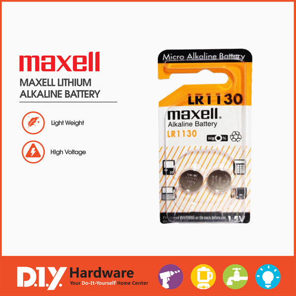 Maxell Lithium Alkaline Battery 2pcs LR1130