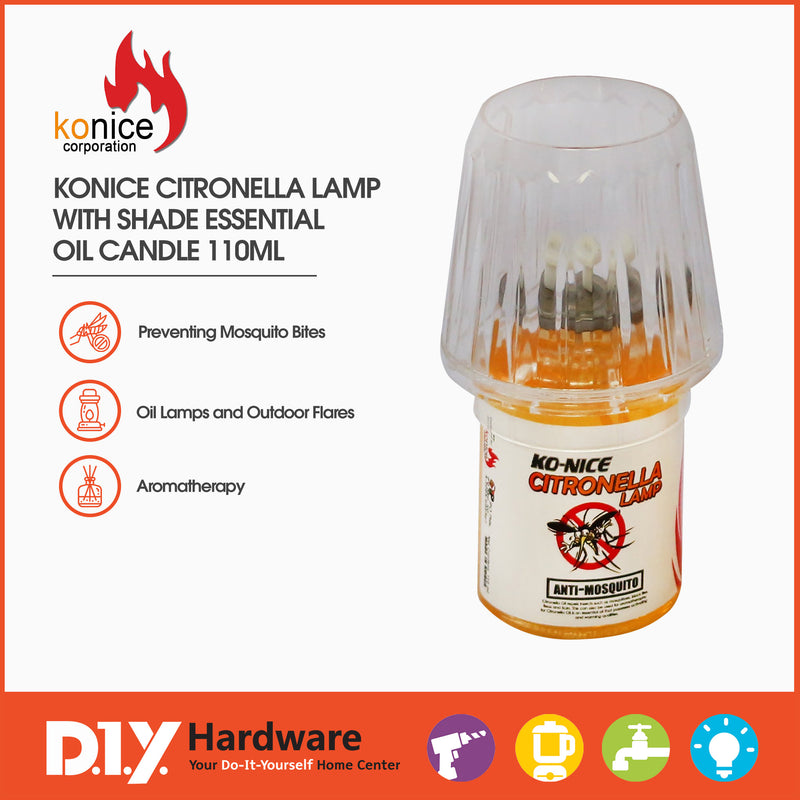 Citronella Lamp with Shade 110ml