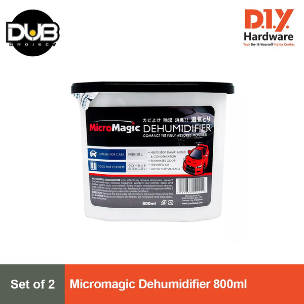 Dub Micromagic Dehumidifier 2pcs 250ml 500ml 800ml