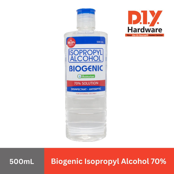 Buy Biogenic Isopropyl Alcohol 70% 500ml Online - DIY Hardware Biogenic Isopropyl  Alcohol 70% 500ml