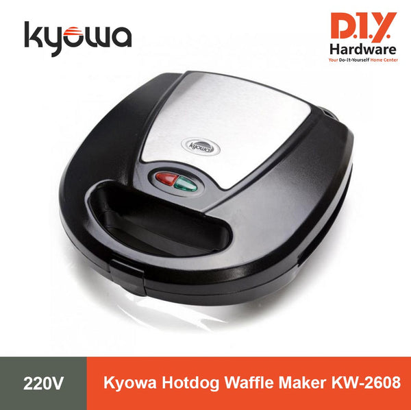 KYOWA by DIY Hardware Electric Hotdog Waffle Maker Pan (Black) KW-2608