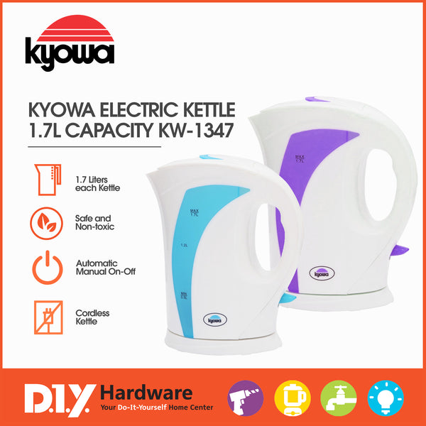 Buy Kyowa Electric Kettle 1.7 Liters KW-1347 Online - DIY Hardware