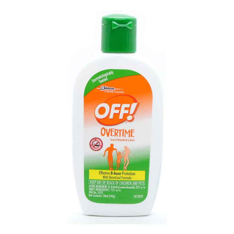 Off Overtime Insect Repellent Lotion 50 Ml