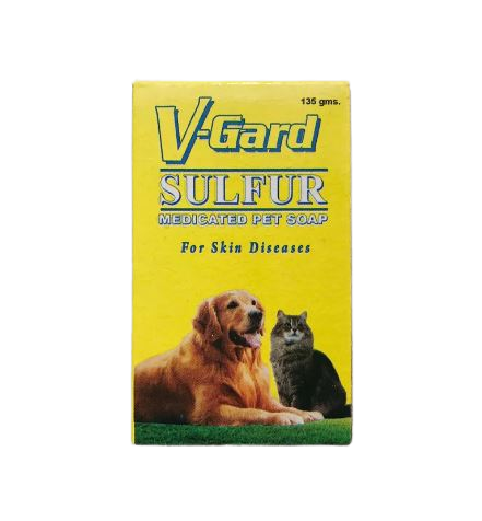 V-Gard Sulfur Pet Soap 135g