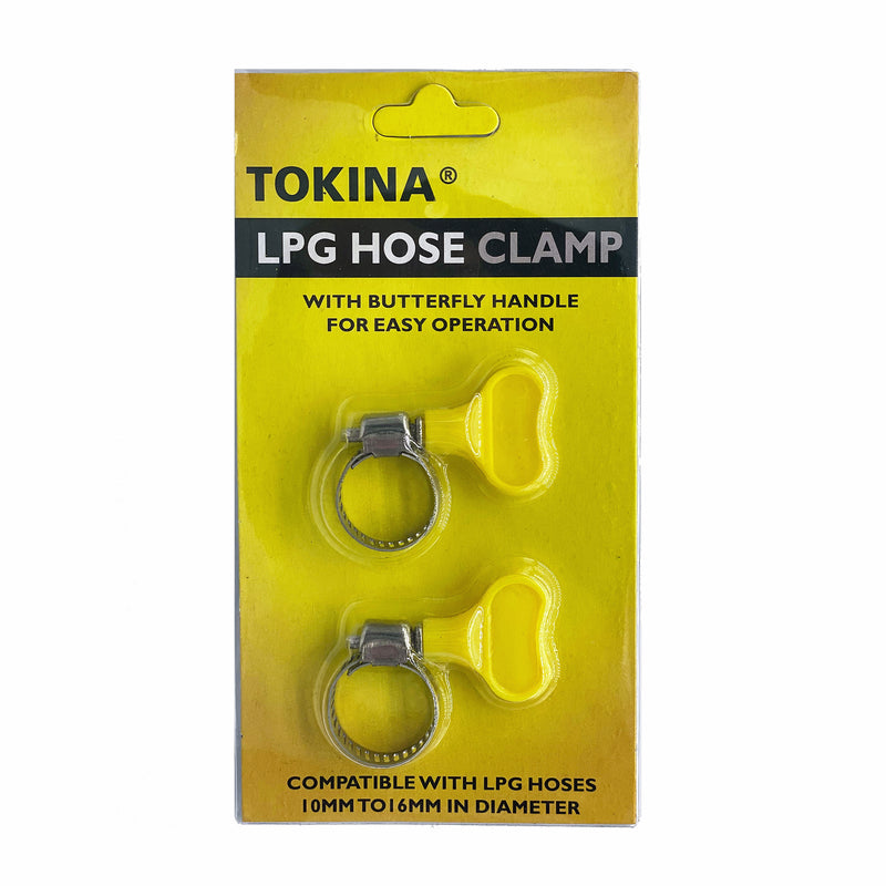 Tokina LPG Hose Clamp 2pc Pack