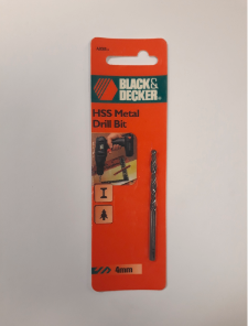 Black+Decker 4mm HSS Drill BITA8068