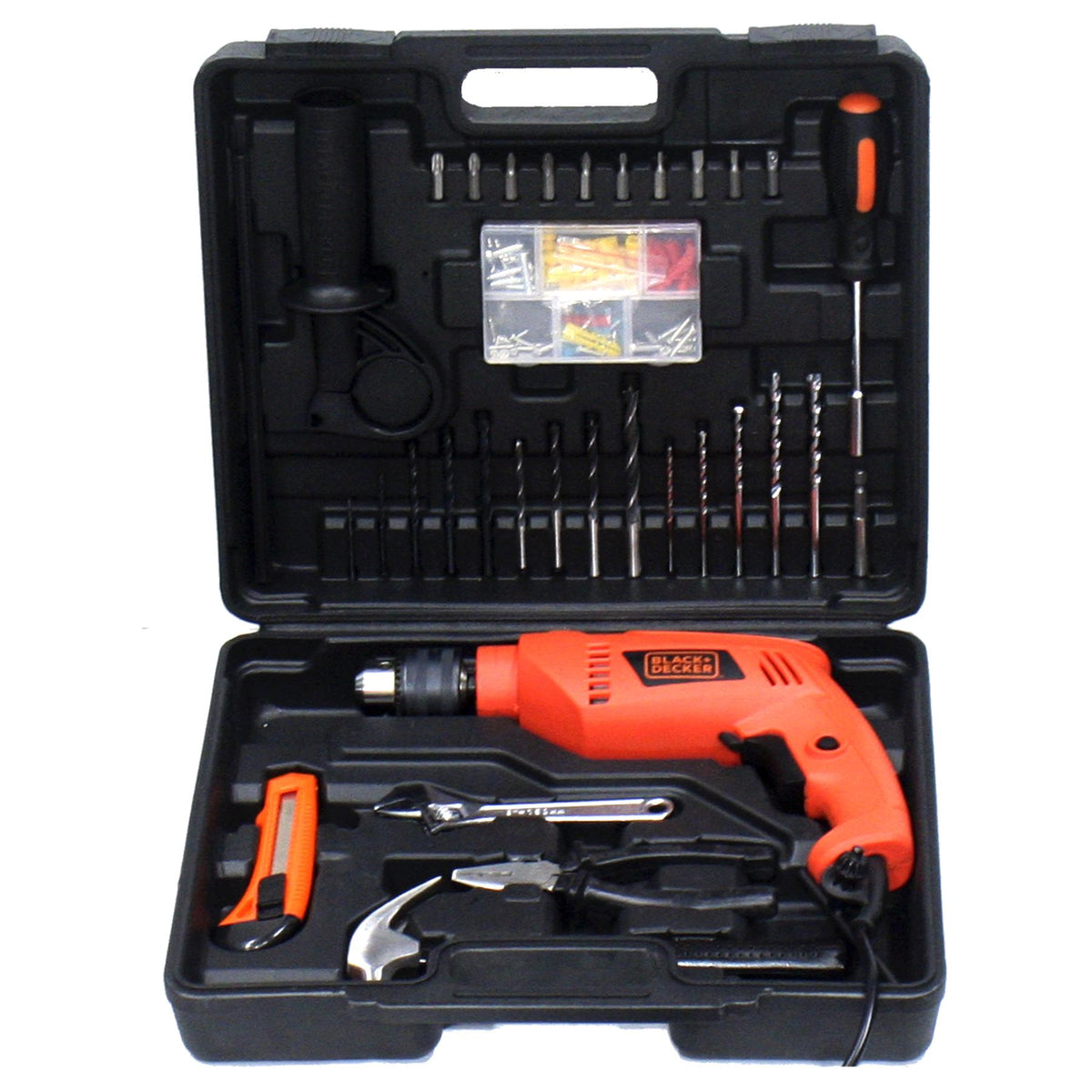 Buy Black Decker Drill 550 Watts HD555KMPR Online DIY Hardware