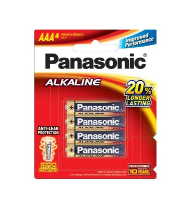 Panasonic Alkaline LR03T BP4 Battery 12 AAAx4