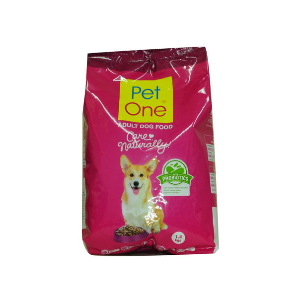 Pet One Adult Dog Food 1.4Kg Pink