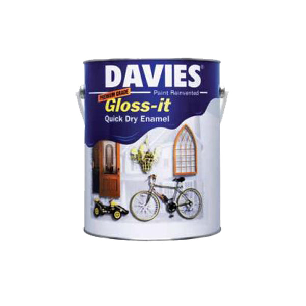 Davies Gloss-It Quick Dry Enamel Paint White 1 Liter