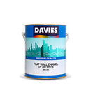 Davies Flat Wall Enamel Paint White 1 Liter