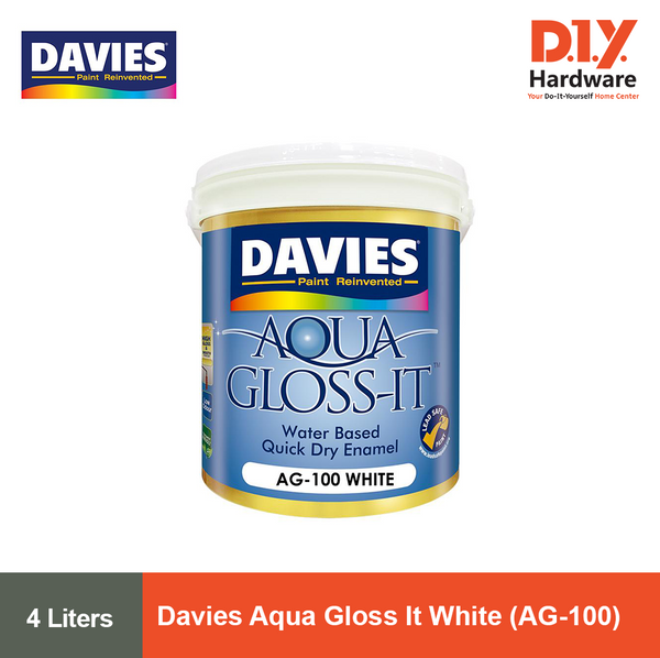 Davies Aqua Gloss White 4 Liters DV AG-100-04
