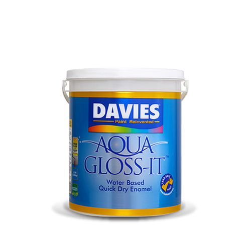 Davies Aqua Gloss-It Paint White 1 Liter