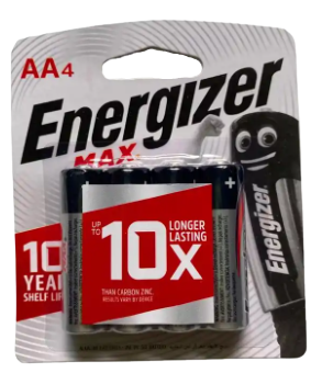 Energizer Battery AA 4's