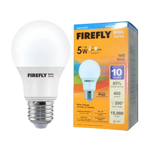 Firefly LED Light Bulb 5 Watts Daylight - DIY Hardware Online