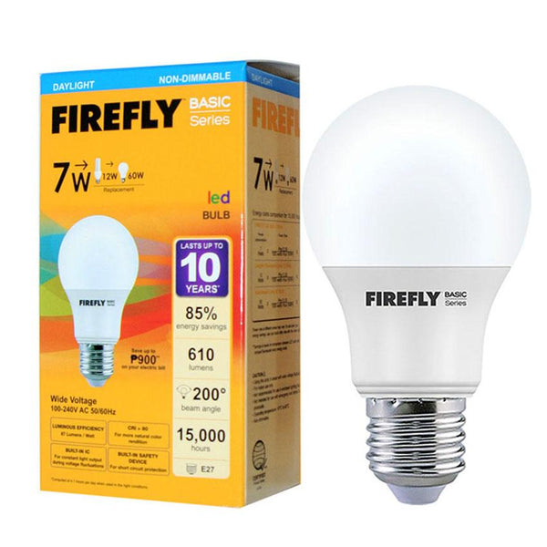 Firefly LED Light Bulb 7 Watts Daylight - DIY Hardware Online