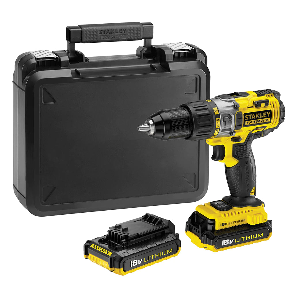 Stanley Cordless Drill 18V Li On 2.0Ah